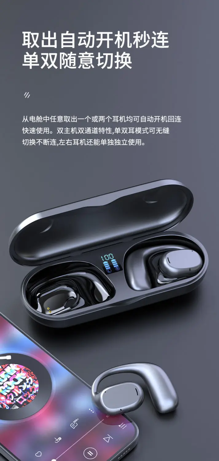 Wireless Bluetooth Headset with ANC & Bone Conduction β feature 10