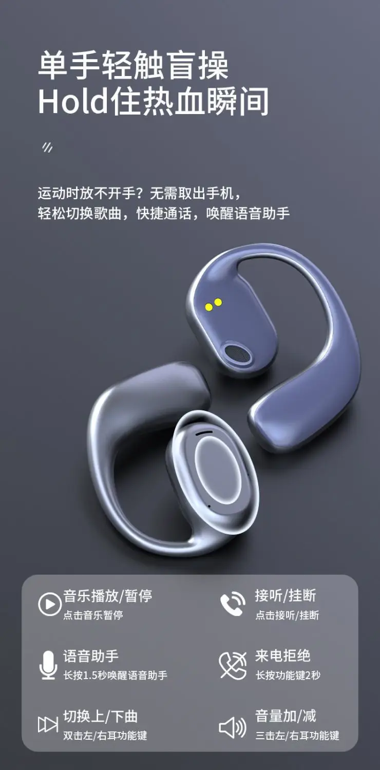 Wireless Bluetooth Headset with ANC & Bone Conduction β feature 13