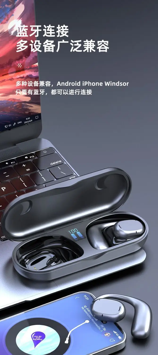 Wireless Bluetooth Headset with ANC & Bone Conduction β feature 15