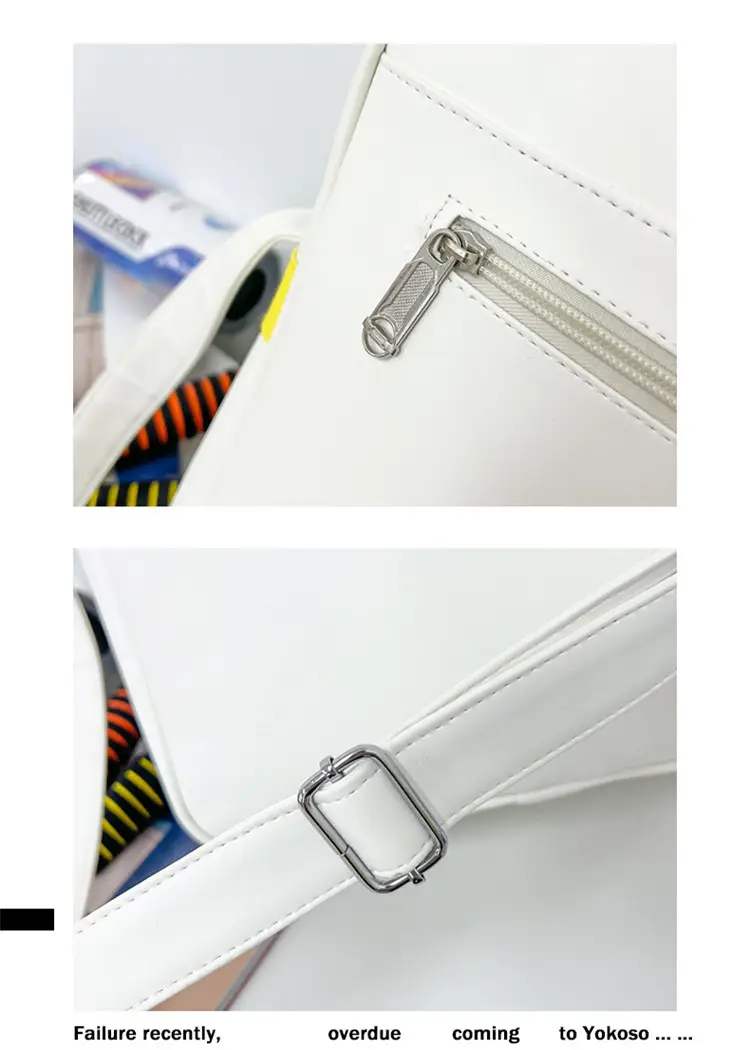 Crossbody Bag Yellow White Badminton Storage Portable — feature 42