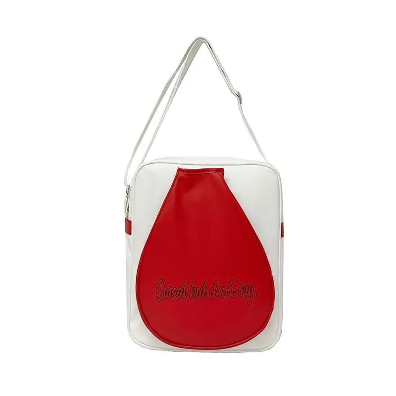 Crossbody Bag Yellow White Badminton Storage Portable