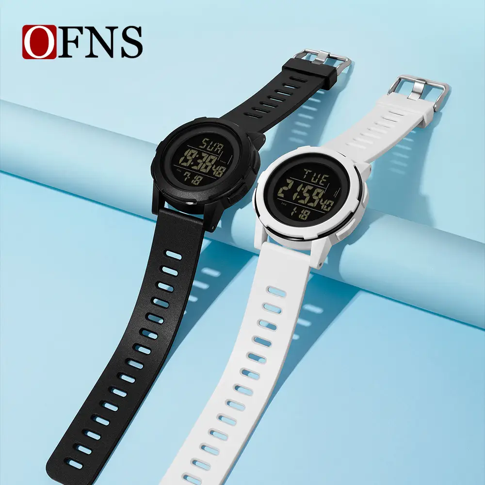 OFNS Dual Color Digital Watch for Men Women Sports Wear - Image 10