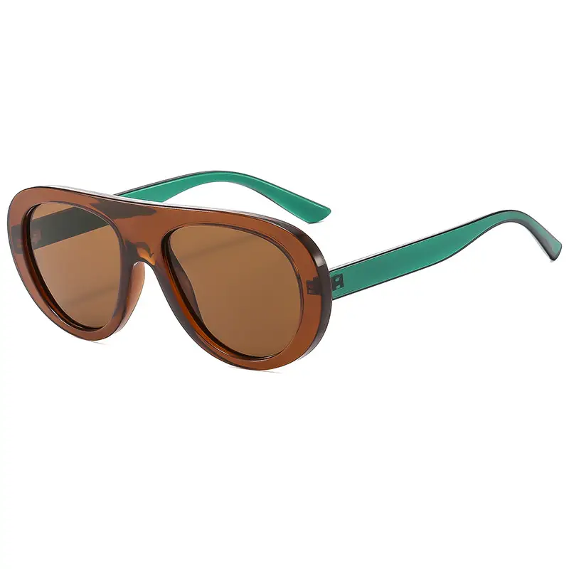 European American Retro Large Frame Sunglasses Men Women