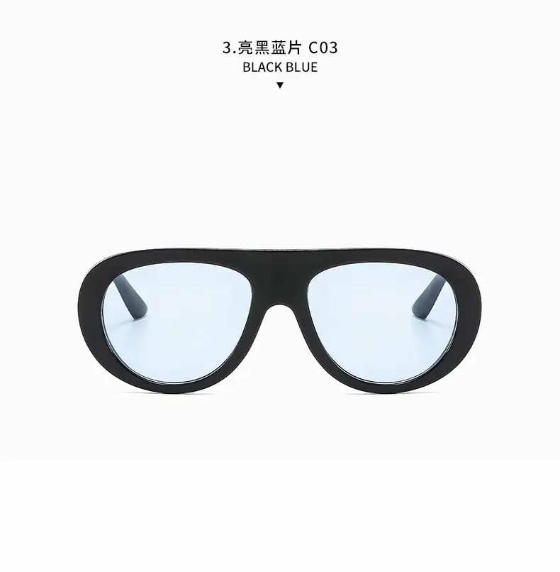 European American Retro Large Frame Sunglasses Men Women — feature 15