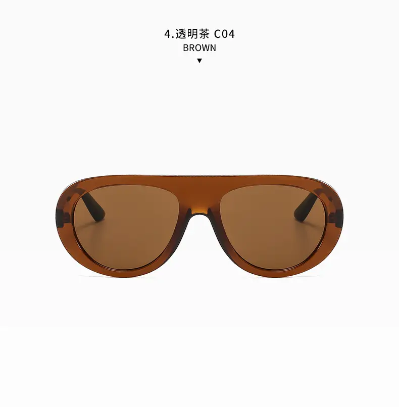 European American Retro Large Frame Sunglasses Men Women — feature 17