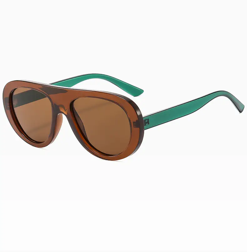 European American Retro Large Frame Sunglasses Men Women — feature 18