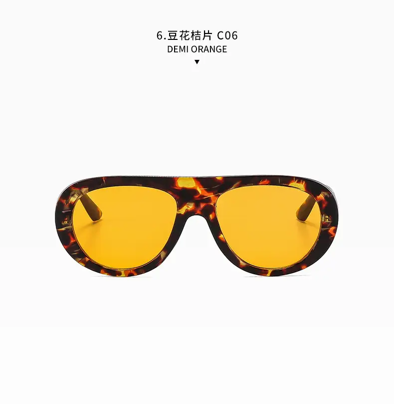 European American Retro Large Frame Sunglasses Men Women — feature 21