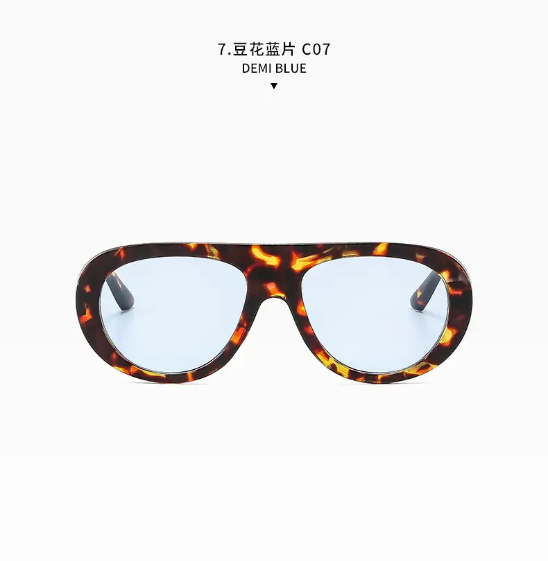 European American Retro Large Frame Sunglasses Men Women — feature 23