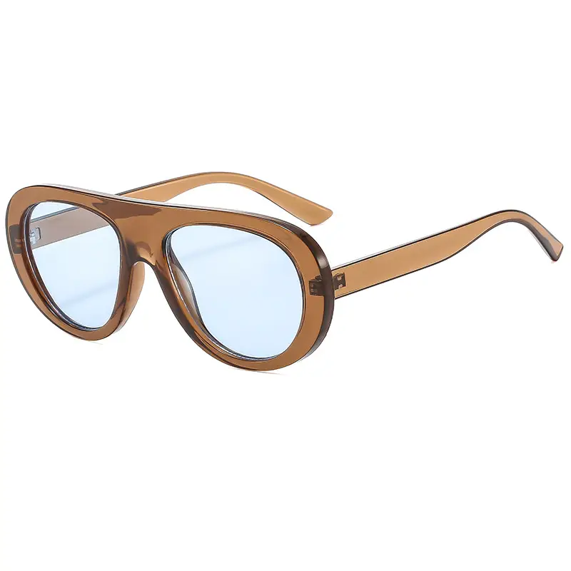 European American Retro Large Frame Sunglasses Men Women
