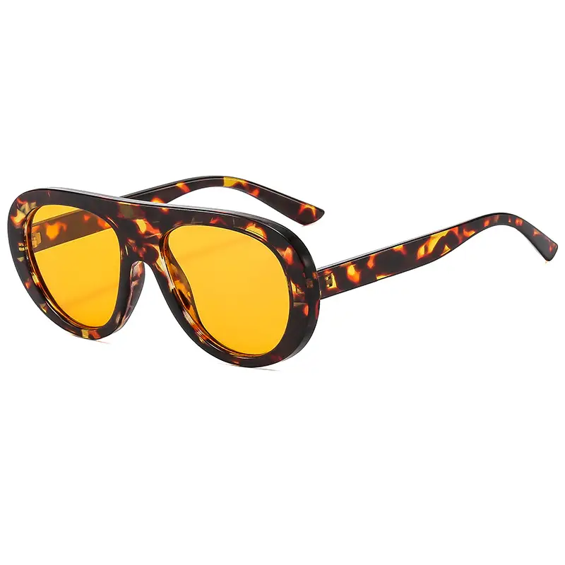 European American Retro Large Frame Sunglasses Men Women