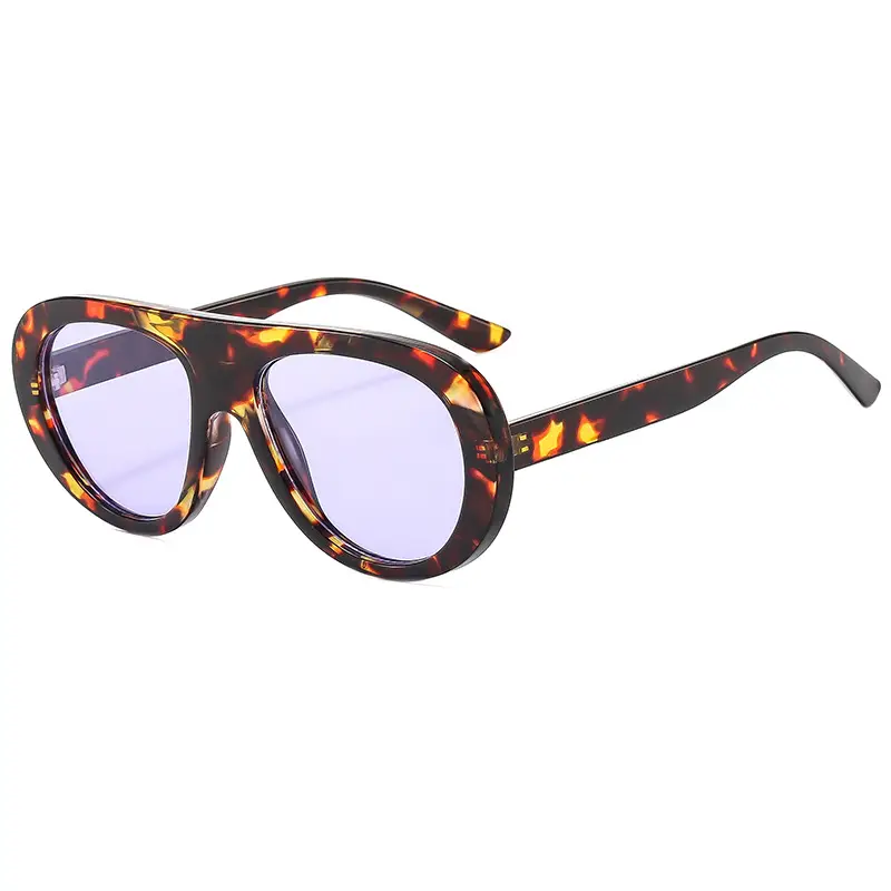 European American Retro Large Frame Sunglasses Men Women