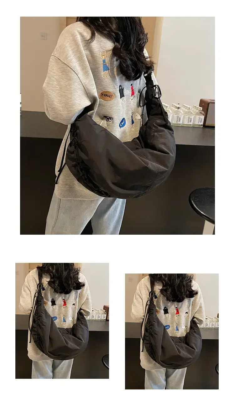 Xiaozhong Pleated Crescent Bag Women's 2024 — feature 11
