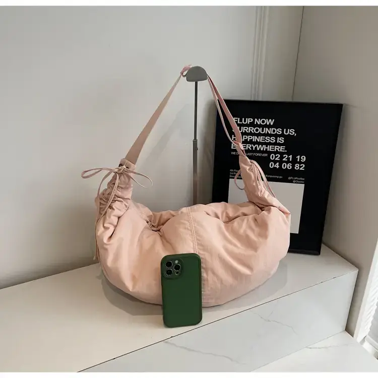 Xiaozhong Pleated Crescent Bag Women's 2024 — feature 54