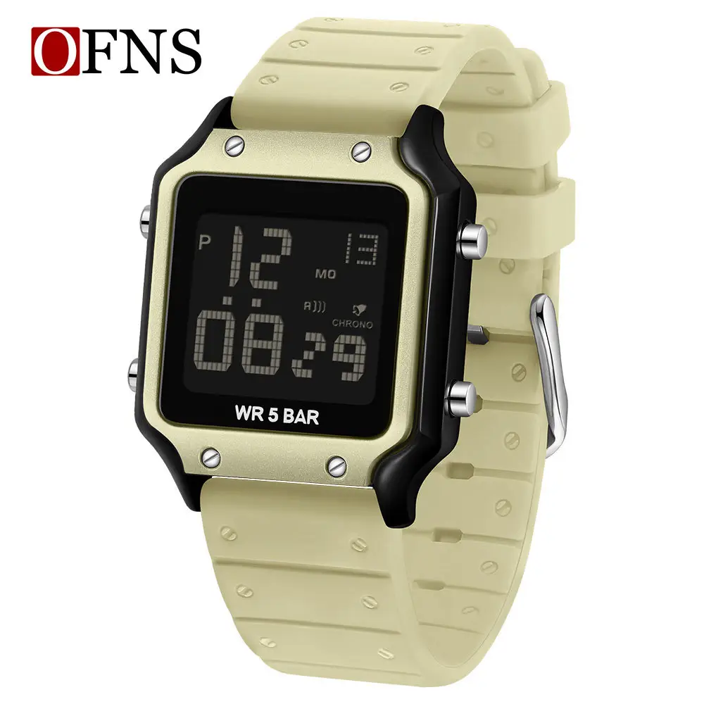 O'Fanni Blue Digital Watch 8.5 Bar Waterproof