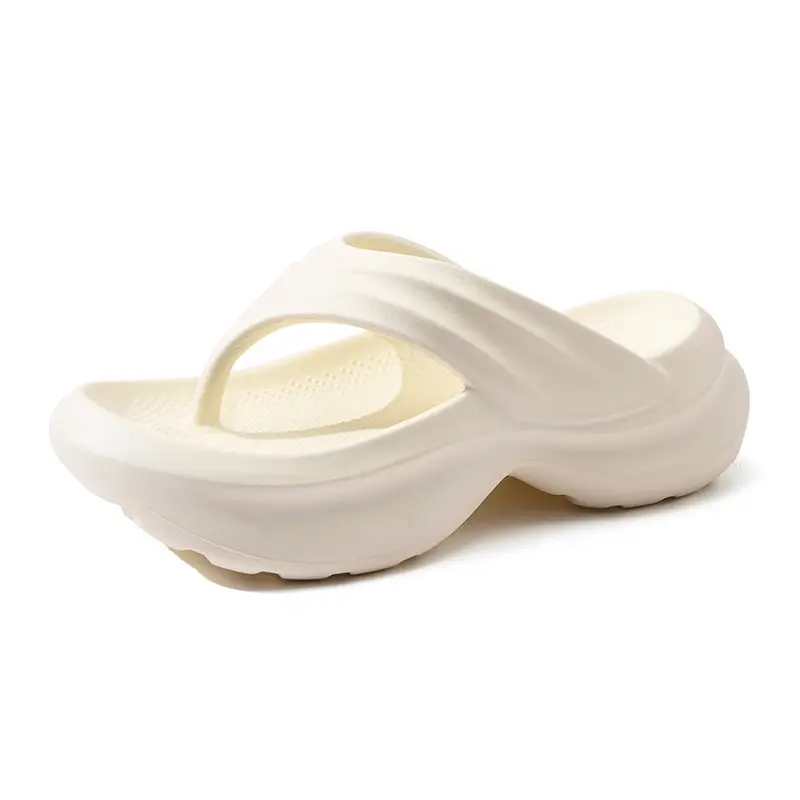 Flip-flops women's summer high-rise non-smelly feet thick-soled slippers EVA home all-match non-slip wear-resistant high-end slippers