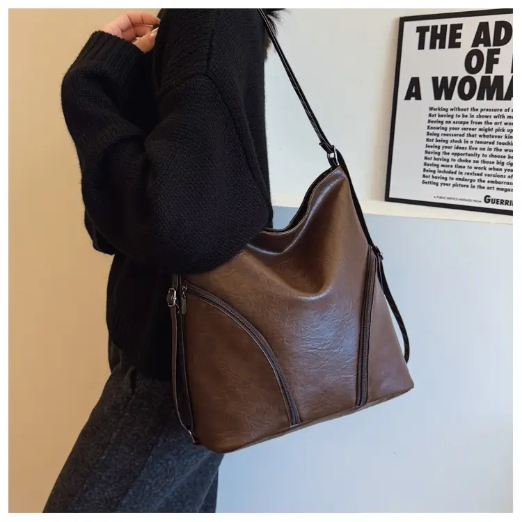Brown PU Leather Crossbody Bag for Women — feature 11