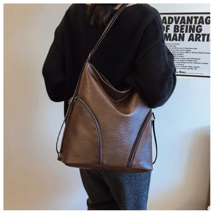 Brown PU Leather Crossbody Bag for Women — feature 12
