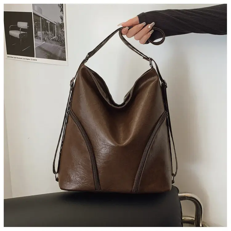 Brown PU Leather Crossbody Bag for Women — feature 19