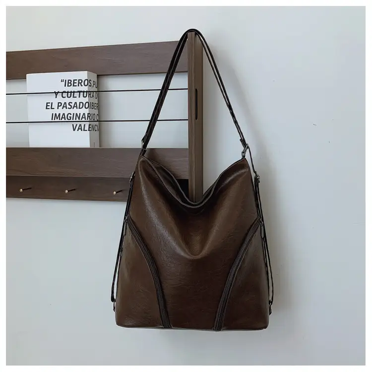 Brown PU Leather Crossbody Bag for Women — feature 22