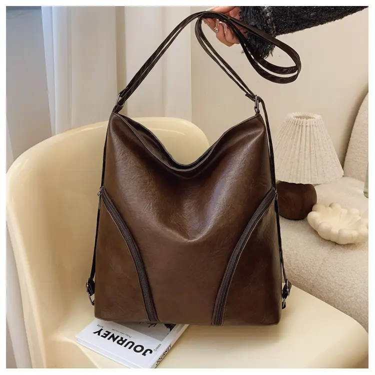 Brown PU Leather Crossbody Bag for Women — feature 27