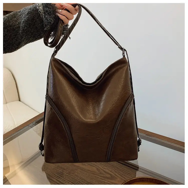 Brown PU Leather Crossbody Bag for Women — feature 29