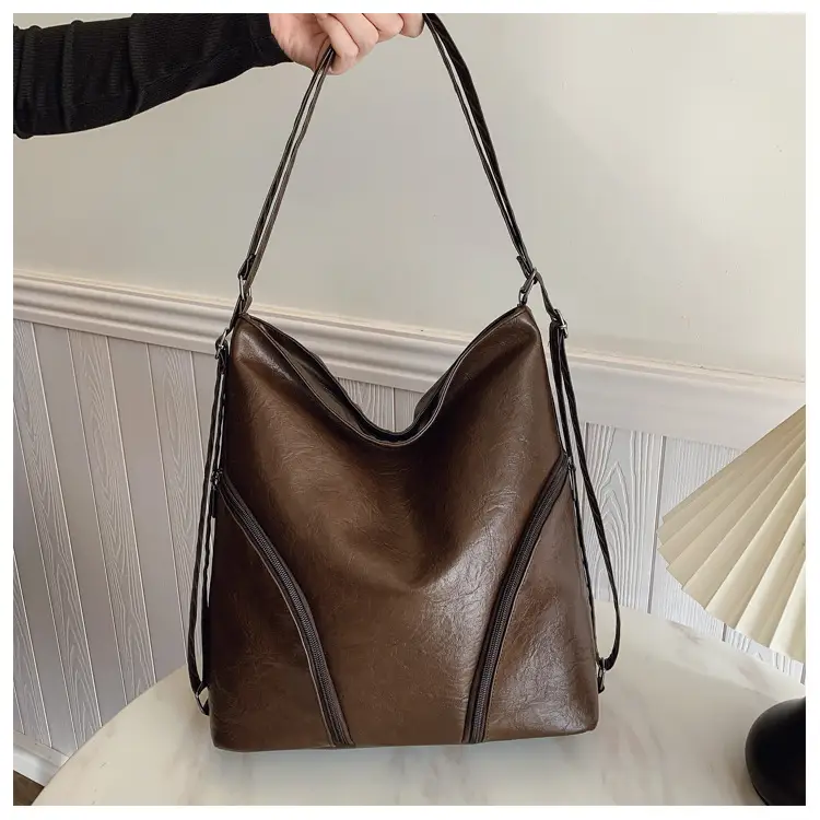 Brown PU Leather Crossbody Bag for Women — feature 37