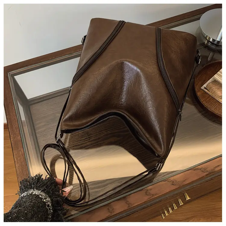 Brown PU Leather Crossbody Bag for Women — feature 38
