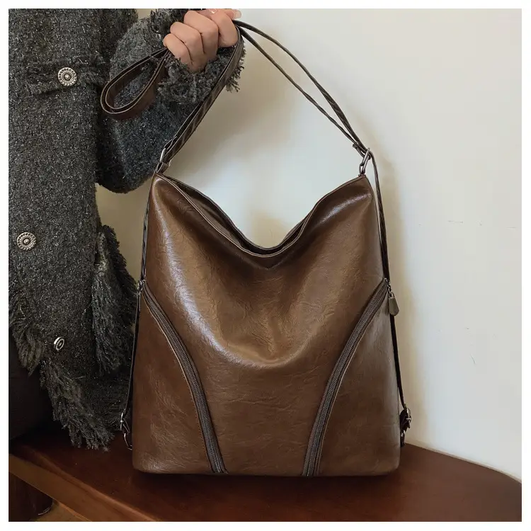 Brown PU Leather Crossbody Bag for Women — feature 42