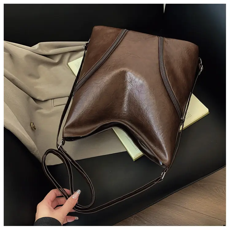 Brown PU Leather Crossbody Bag for Women — feature 43