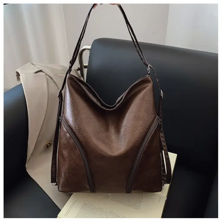 Brown PU Leather Crossbody Bag for Women — feature 44