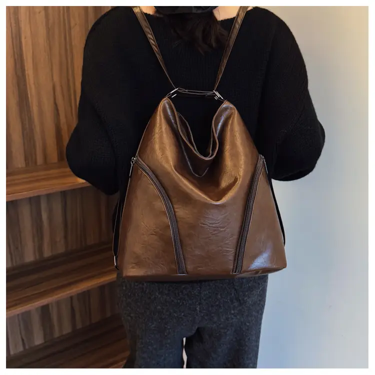 Brown PU Leather Crossbody Bag for Women — feature 9
