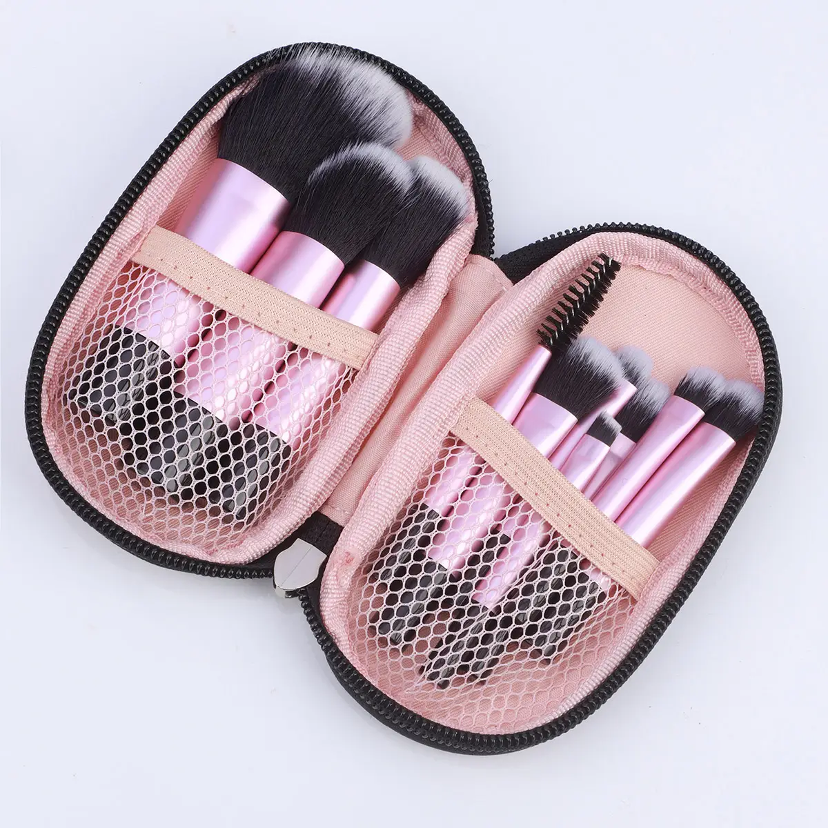 Cross-border 10-Piece Makeup Brushes Set Pink — feature 13