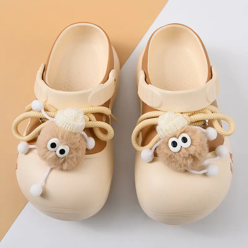 Thick-soled Cave Shoes Women's Summer Height-increasing Non-slip Slippers EVA Deodorant Breathable Cartoon All-match Beach Toe Slippers - Image 8