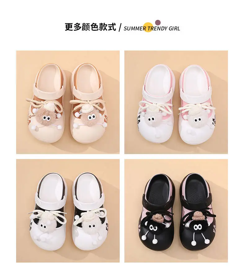 Thick-soled Cave Shoes Women's Summer Height-increasing Non-slip Slippers EVA Deodorant Breathable Cartoon All-match Beach Toe Slippers — feature 8
