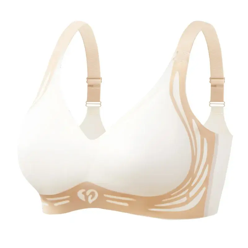 Cross-border semi-fixed sports bra for small chest gathered support - Image 15