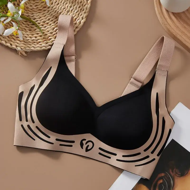 Cross-border semi-fixed sports bra for small chest gathered support - Image 6