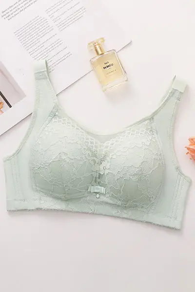 Cross-border New plus size Comfortable Breathable Anti-running Light Tube-free Underwear without Steel Ring Gather-up Beautiful Back Non-steel Ring Bra — feature 14