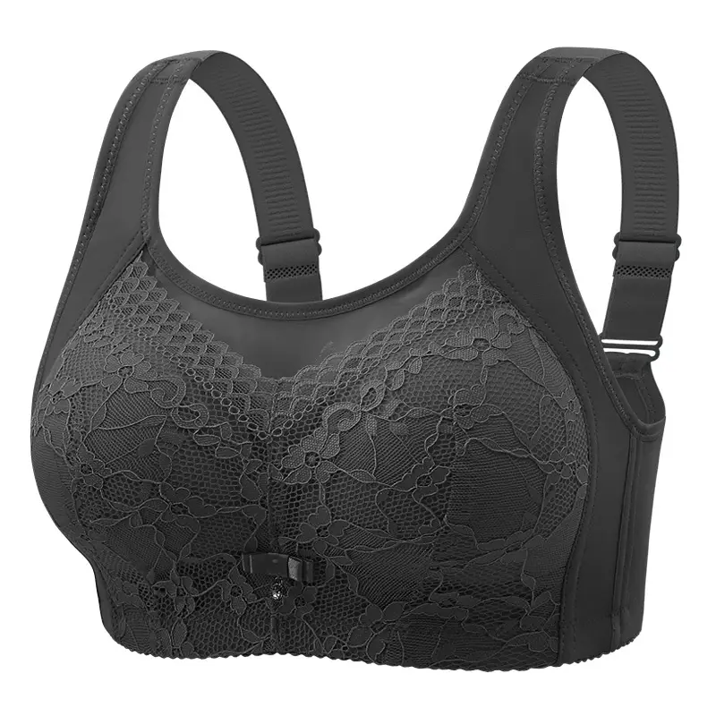 Cross-border New plus size Comfortable Breathable Anti-running Light Tube-free Underwear without Steel Ring Gather-up Beautiful Back Non-steel Ring Bra