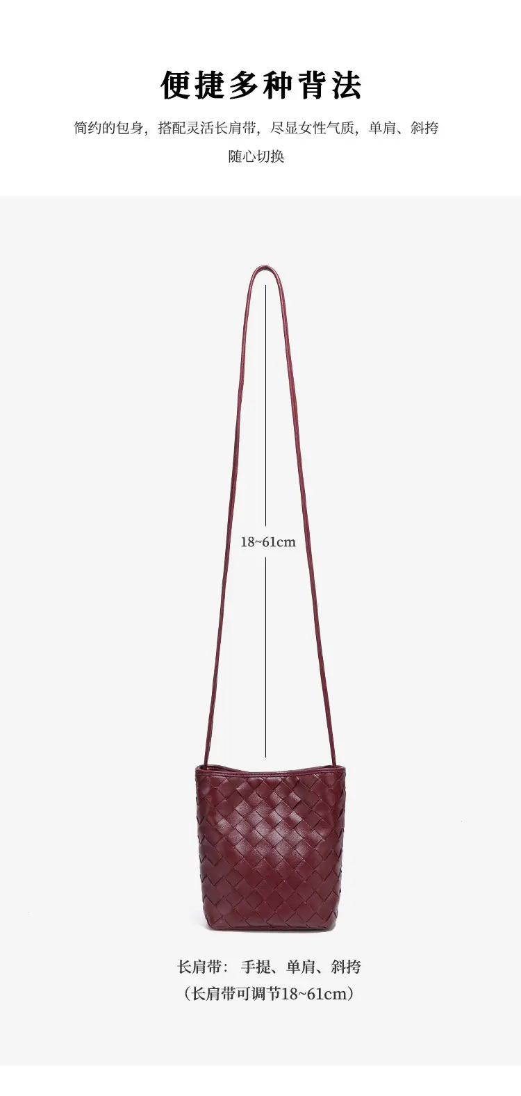 Silver Textured Women's Shoulder Crossbody Bag — feature 15