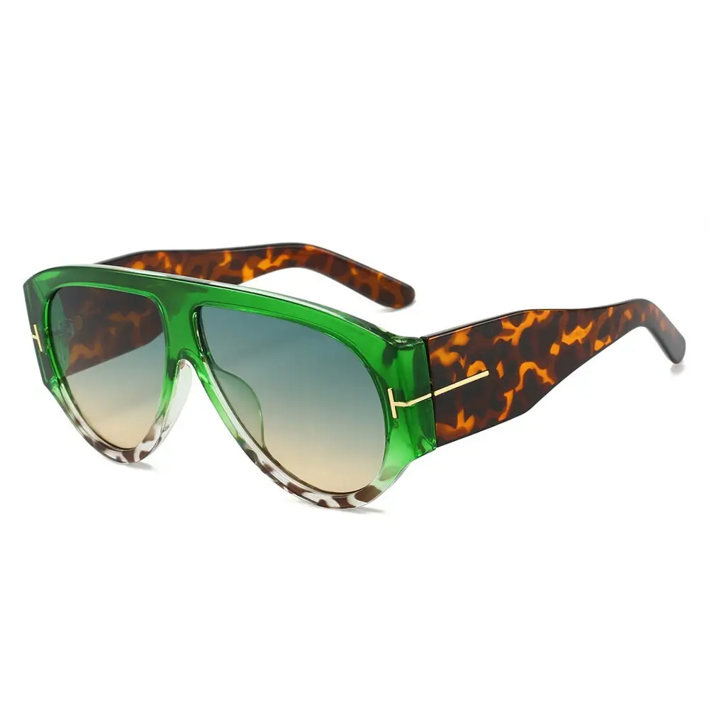 Black Anti-Ultraviolet Big Frame T Sunglasses - Image 5