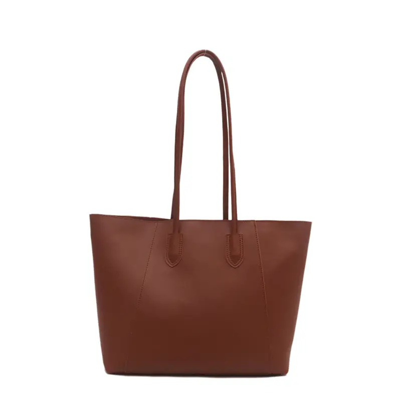 Black Large Capacity Women's Tote Bag with Keychain - Image 13