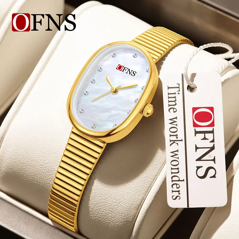 Ofns Green Diamond Watch for Women