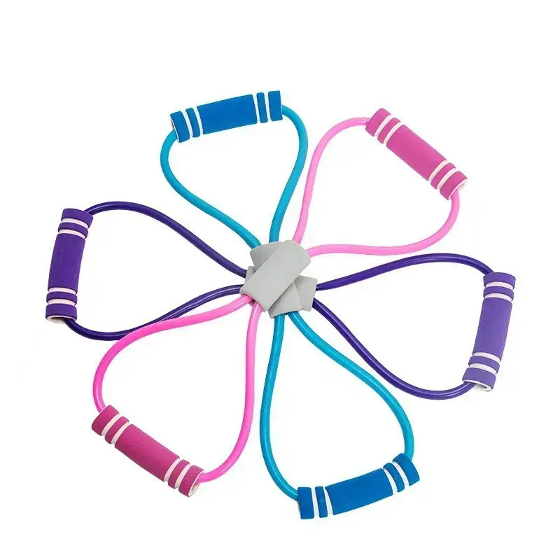 8-Shaped Elastic Resistance Band for Home Fitness - Image 4