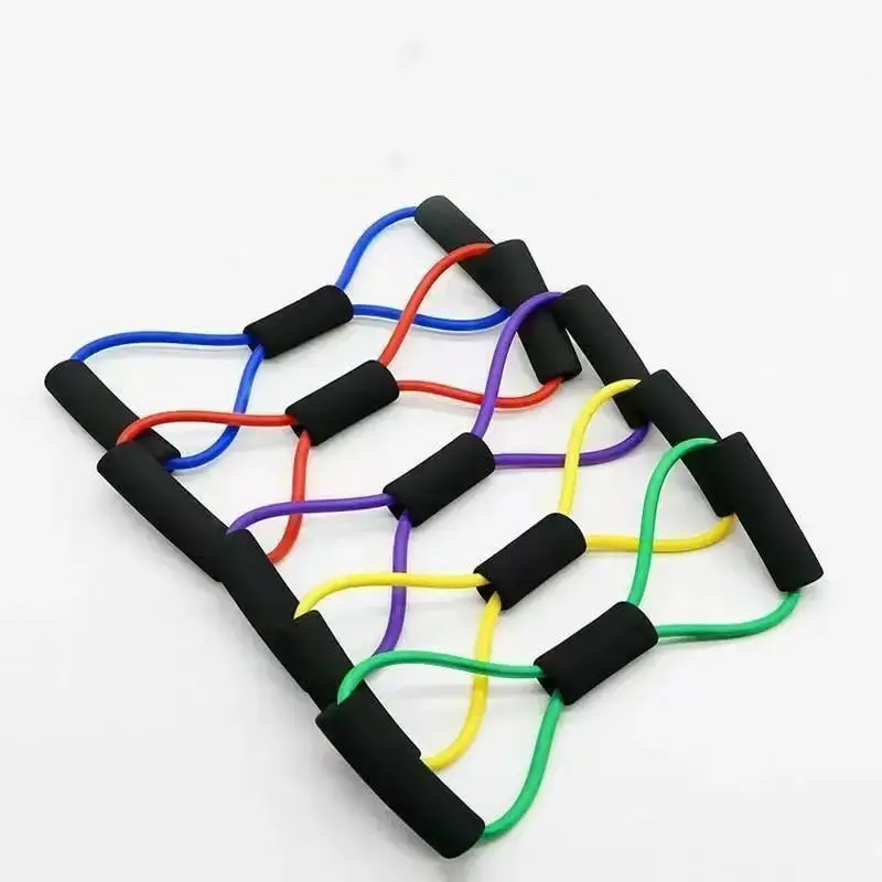 8-Shaped Elastic Resistance Band for Home Fitness - Image 8