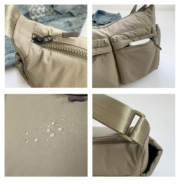 Green Puffer Satchel Shoulder Bag for Women — feature 10