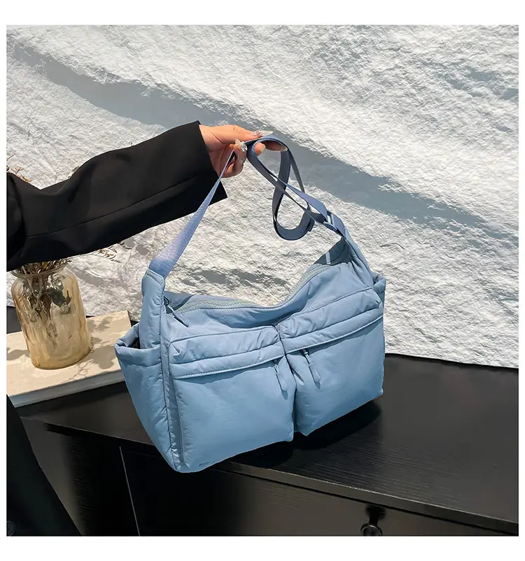 Green Puffer Satchel Shoulder Bag for Women — feature 17