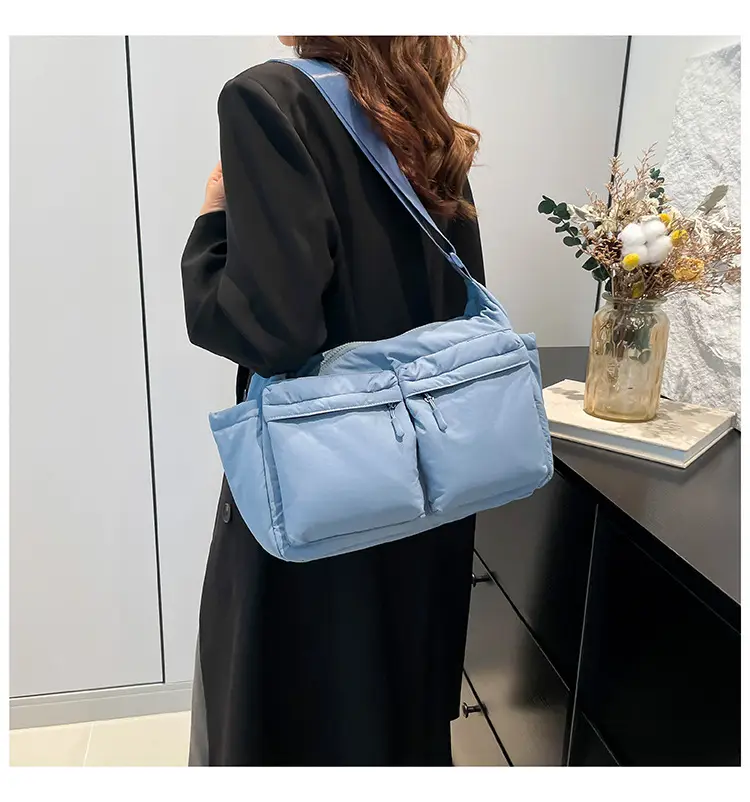 Green Puffer Satchel Shoulder Bag for Women — feature 21