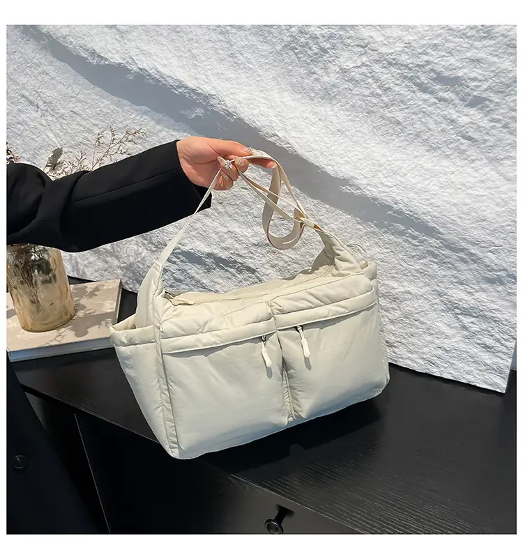 Green Puffer Satchel Shoulder Bag for Women — feature 22