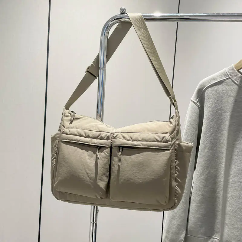 Green Puffer Satchel Shoulder Bag for Women - Image 6