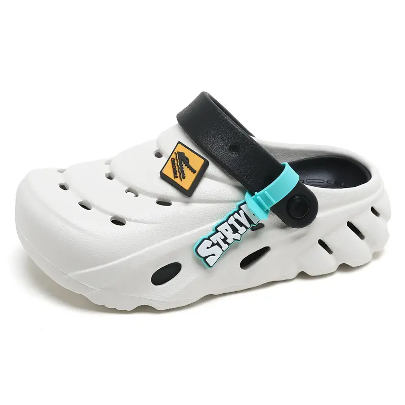 Dung-feeling Hole Shoes Women's Summer Breathable Height-increasing Slippers Non-slip Thick-soled EVA Non-stinky Feet Beach Baotou Slippers - Image 10